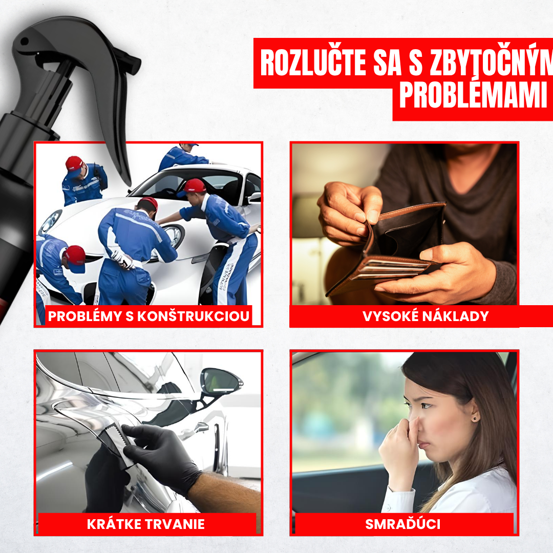 Ochranný a opravný sprej na škrabance
