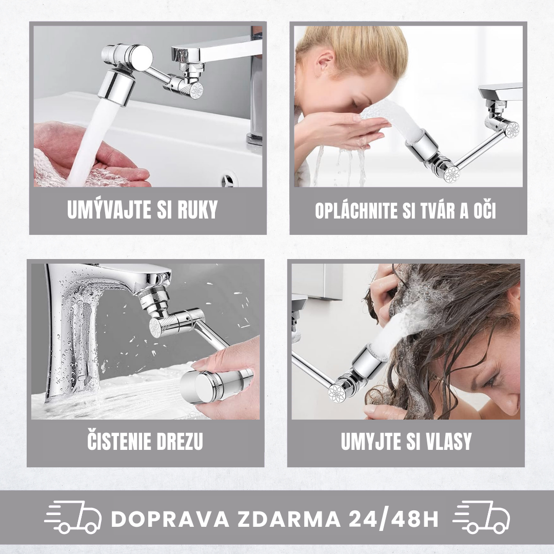 Otočný Kohútik 1080° – AKCIA 2v1