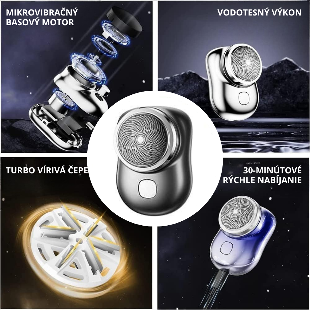 Mini Prenosný Elektrický Holiaci Strojček - ShaverX