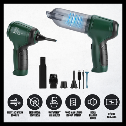 Prenosný vysávač do auta 3 v 1