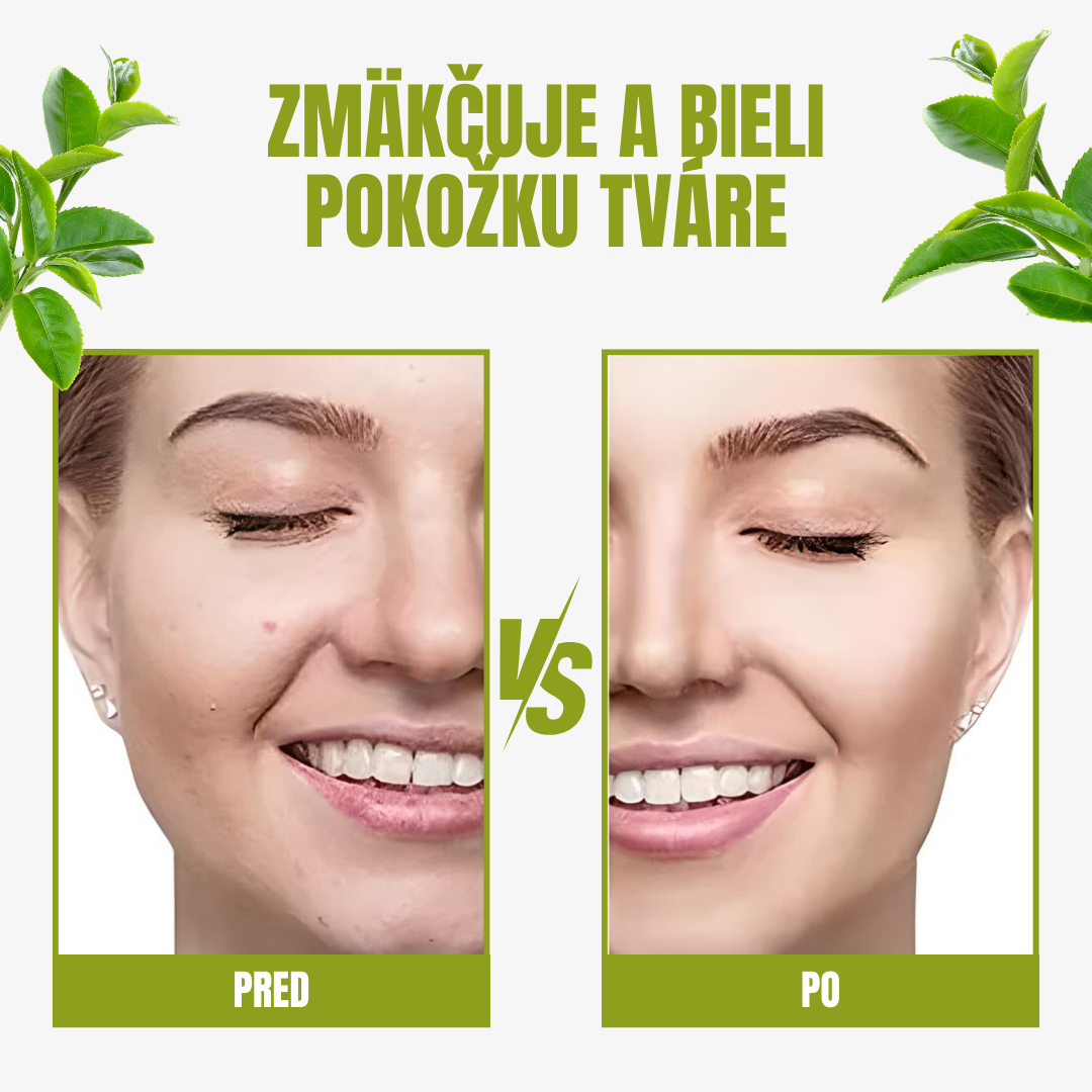 Zelená maska na tvár Ponuka 3 x 1