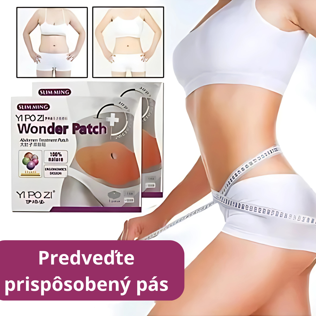 Náplasti na chudnutie na brucho - BALENIE 5 ks