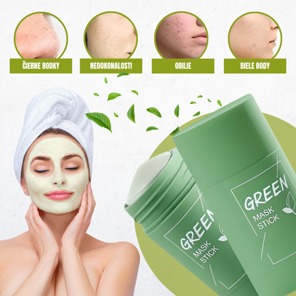 Zelená maska na tvár Ponuka 3 x 1